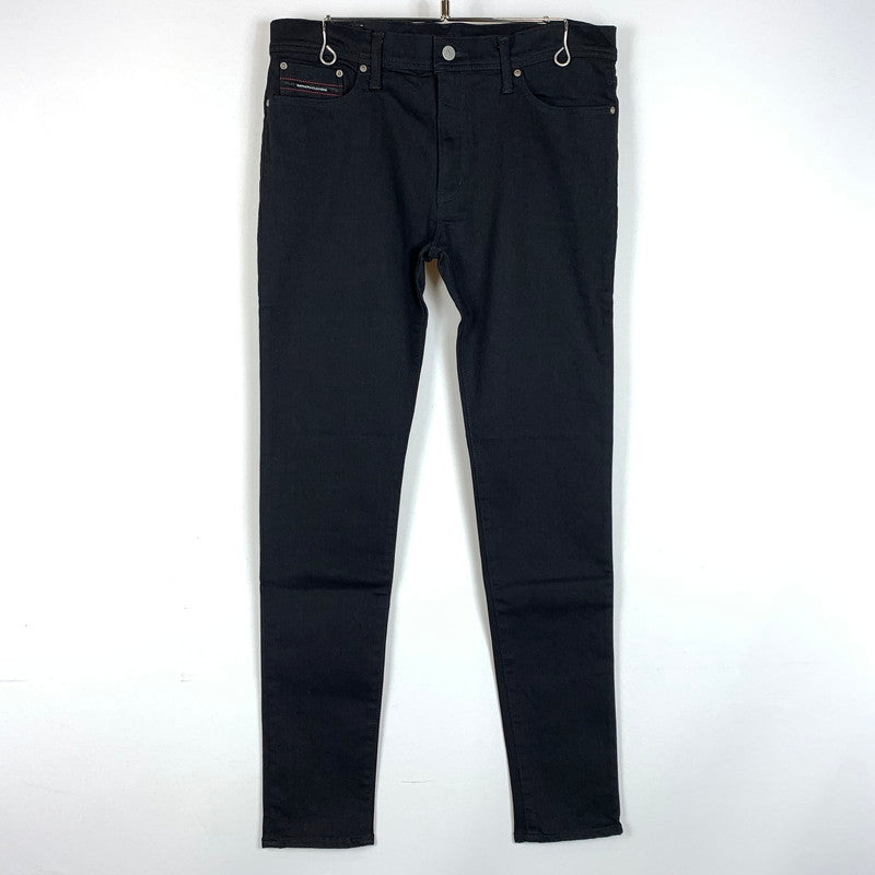 【中古品】【メンズ】 RESOUND CLOTHING リサウンド クロージング COTTON PANTS BASIC-SSK-004 コットン パンツ ボトムス スキニーパンツ 151-260402-ko-16-tei サイズ：3 カラー：ブラック 万代Net店