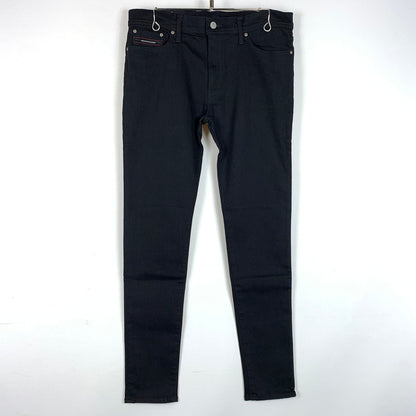 【中古品】【メンズ】 RESOUND CLOTHING リサウンド クロージング COTTON PANTS BASIC-SSK-004 コットン パンツ ボトムス スキニーパンツ 151-260402-ko-16-tei サイズ：3 カラー：ブラック 万代Net店