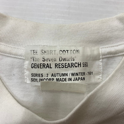 【中古品】【メンズ】 GENERAL RESEARCH ジェネラルリサーチ THE SEVEN DWARFS S/S TEE セブン ドワーフ ショートスリーブ Tシャツトップス 半袖 140-260402-ko-01-tei サイズ：M カラー：ホワイト 万代Net店