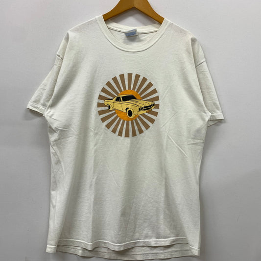 【中古品】【メンズ】 HANES ヘインズ EL CAMINO S/S TEE カミノ ショートスリーブ Tシャツ トップス 半袖 145-260402-ko-02-tei サイズ：L カラー：ホワイト 万代Net店