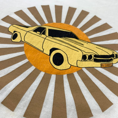 【中古品】【メンズ】 HANES ヘインズ EL CAMINO S/S TEE カミノ ショートスリーブ Tシャツ トップス 半袖 145-260402-ko-02-tei サイズ：L カラー：ホワイト 万代Net店