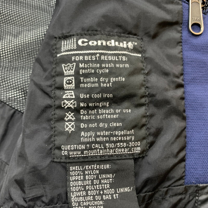 【現状渡し品】【メンズ】 MOUNTAIN HARDWEAR マウンテンハードウェア CONDUIT SOFT SHELL JAKCET コンジット ソフト シェル ジャケット アウター ナイロンジャケット 144-260402-ko-05-tei サイズ：M カラー：ネイビー 万代Net店