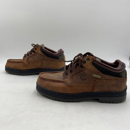 【中古品】【メンズ】 TIMBERLAND ティンバーランド HERITAGE GORE-TEX MOC TOE MID TB137042214 ゴアテックス モック トゥ ミッド ブーツ 靴 164-260905-yo-14-teih サイズ：27.5cm カラー：ブラウン 万代Net店