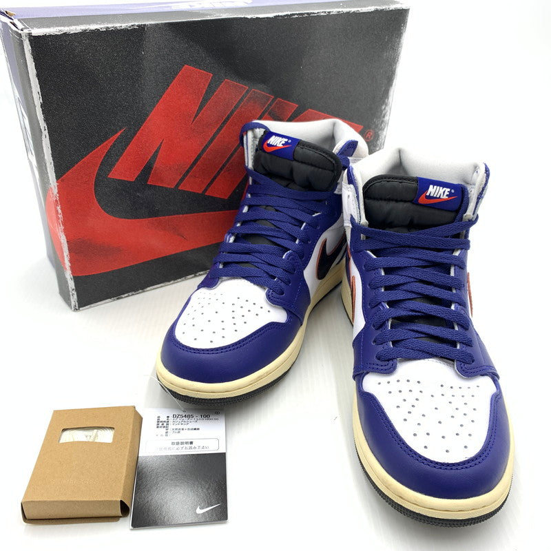 【中古品】【メンズ】 NIKE ナイキ AIR JORDAN 1 HIGH OG RARE AIR DEEP ROYAL BLUE DZ5485-100 エアジョーダン1 ハイ OG レアエア スニーカー 靴 シューズ 160-260917-ko-01-teih サイズ：27.5cm カラー：ブルー 万代Net店