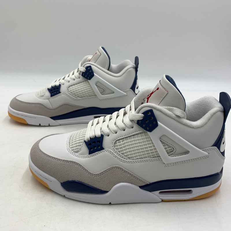 【中古品】【メンズ】 NIKE SB ナイキ エスビー AIR JORDAN 4 RETRO SP SUMMIT WHITE NAVY DR5415-100 エアジョーダン4 レトロ スニーカー 靴 シューズ 160-260627-ko-07-tei サイズ：27cm カラー：ホワイト 万代Net店
