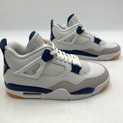 【中古品】【メンズ】 NIKE SB ナイキ エスビー AIR JORDAN 4 RETRO SP SUMMIT WHITE NAVY DR5415-100 エアジョーダン4 レトロ スニーカー 靴 シューズ 160-260627-ko-07-tei サイズ：27cm カラー：ホワイト 万代Net店