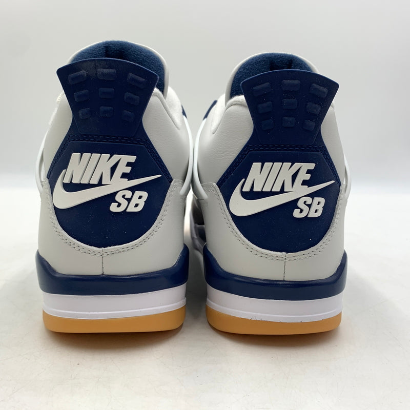 【中古品】【メンズ】 NIKE SB ナイキ エスビー AIR JORDAN 4 RETRO SP SUMMIT WHITE NAVY DR5415-100 エアジョーダン4 レトロ スニーカー 靴 シューズ 160-260627-ko-07-tei サイズ：27cm カラー：ホワイト 万代Net店
