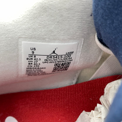 【中古品】【メンズ】 NIKE SB ナイキ エスビー AIR JORDAN 4 RETRO SP SUMMIT WHITE NAVY DR5415-100 エアジョーダン4 レトロ スニーカー 靴 シューズ 160-260627-ko-07-tei サイズ：27cm カラー：ホワイト 万代Net店