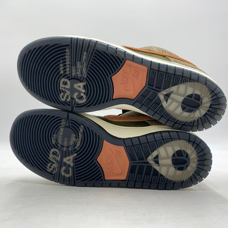 【中古品】【メンズ】 NIKE SB ナイキ スケートボーディング × ARTS-REC アーツレック 別注コラボ DUNK LOW PRO QS IH3211-200 ダンク ロー プロ クイックストライク スニーカー 靴 シューズ 160-260905-yo-03-teih サイズ：27cm カラー：サファリ 万代Net店