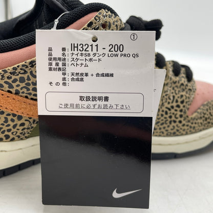 【中古品】【メンズ】 NIKE SB ナイキ スケートボーディング × ARTS-REC アーツレック 別注コラボ DUNK LOW PRO QS IH3211-200 ダンク ロー プロ クイックストライク スニーカー 靴 シューズ 160-260905-yo-03-teih サイズ：27cm カラー：サファリ 万代Net店