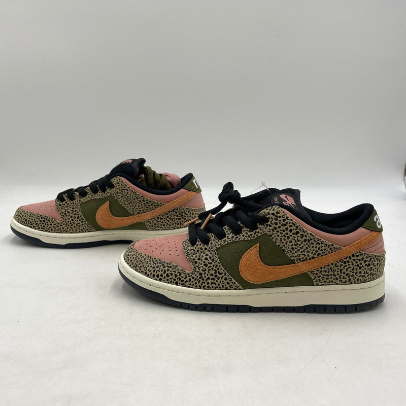 【中古品】【メンズ】 NIKE SB ナイキ スケートボーディング × ARTS-REC アーツレック 別注コラボ DUNK LOW PRO QS IH3211-200 ダンク ロー プロ クイックストライク スニーカー 靴 シューズ 160-260905-yo-03-teih サイズ：27cm カラー：サファリ 万代Net店