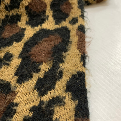 【中古品】【メンズ】 TOWN CRAFT タウンクラフト LEOPARD CARDIGAN レオパード カーディガン トップス ニット 142-260405-ko-04-tei サイズ：L カラー：柄 万代Net店