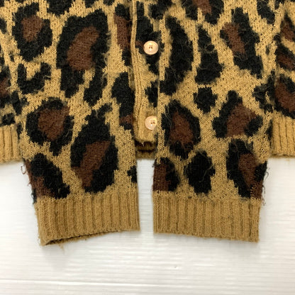 【中古品】【メンズ】 TOWN CRAFT タウンクラフト LEOPARD CARDIGAN レオパード カーディガン トップス ニット 142-260405-ko-04-tei サイズ：L カラー：柄 万代Net店