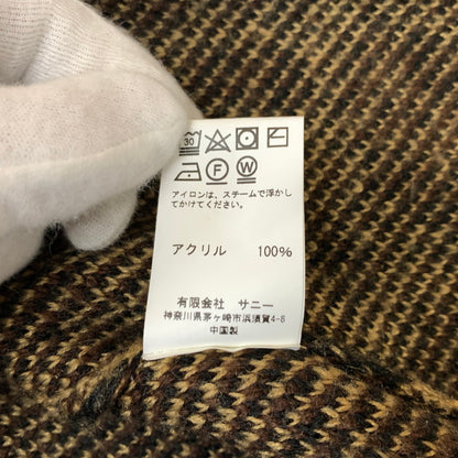 【中古品】【メンズ】 TOWN CRAFT タウンクラフト LEOPARD CARDIGAN レオパード カーディガン トップス ニット 142-260405-ko-04-tei サイズ：L カラー：柄 万代Net店