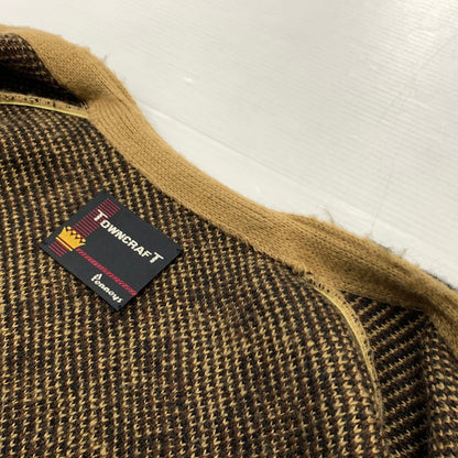【中古品】【メンズ】 TOWN CRAFT タウンクラフト LEOPARD CARDIGAN レオパード カーディガン トップス ニット 142-260405-ko-04-tei サイズ：L カラー：柄 万代Net店
