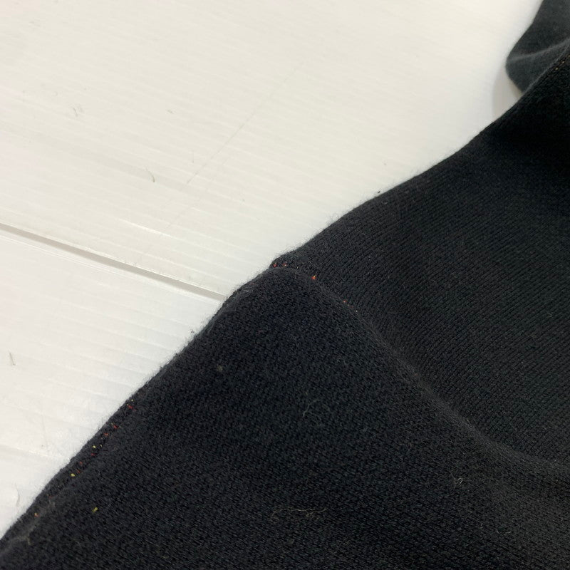 【中古品】【メンズ】 COOKMAN クックマン FLAME CARDIGAN フレイム カーディガン トップス ニット 145-260405-ko-03-tei サイズ：L カラー：ブラック 万代Net店