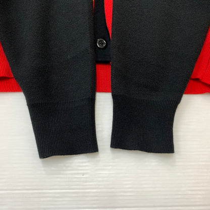 【中古品】【メンズ】 COOKMAN クックマン FLAME CARDIGAN フレイム カーディガン トップス ニット 145-260405-ko-03-tei サイズ：L カラー：ブラック 万代Net店