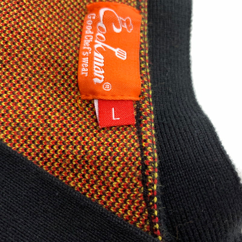 【中古品】【メンズ】 COOKMAN クックマン FLAME CARDIGAN フレイム カーディガン トップス ニット 145-260405-ko-03-tei サイズ：L カラー：ブラック 万代Net店
