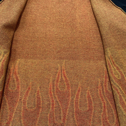 【中古品】【メンズ】 COOKMAN クックマン FLAME CARDIGAN フレイム カーディガン トップス ニット 145-260405-ko-03-tei サイズ：L カラー：ブラック 万代Net店