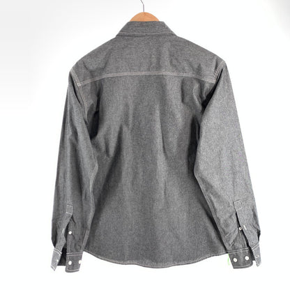 【中古品】【メンズ】 HUF WORK SHIRT ハフ ワークシャツ 長袖シャツ ブランド 古着 トップス 142-260627-gm-20-fuz サイズ：S カラー：グレー 万代Net店