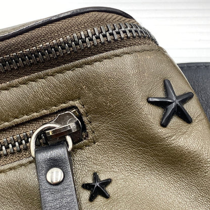【現状渡し品】【メンズ】 JIMMY CHOO ジミーチュウ OSCAR BODY BAG オスカー ボディバッグ カバン ウエストバッグ 180-260529-ks-05-tei サイズ：本体のみ カラー：ブラウン 万代Net店