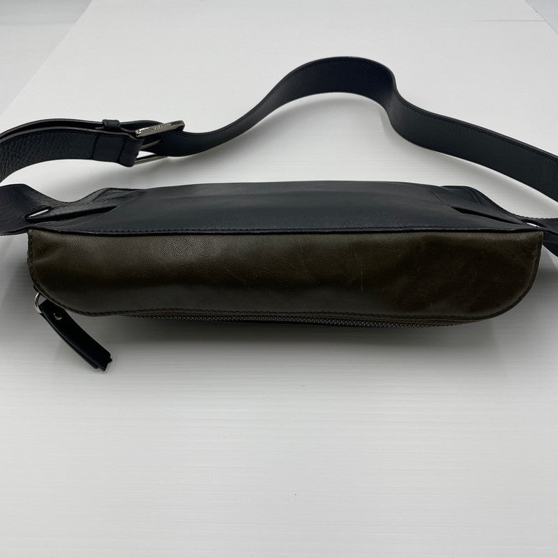 【現状渡し品】【メンズ】 JIMMY CHOO ジミーチュウ OSCAR BODY BAG オスカー ボディバッグ カバン ウエストバッグ 180-260529-ks-05-tei サイズ：本体のみ カラー：ブラウン 万代Net店