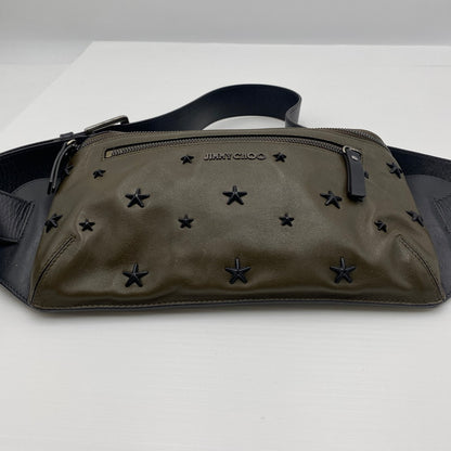 【現状渡し品】【メンズ】 JIMMY CHOO ジミーチュウ OSCAR BODY BAG オスカー ボディバッグ カバン ウエストバッグ 180-260529-ks-05-tei サイズ：本体のみ カラー：ブラウン 万代Net店