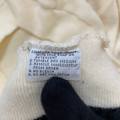 【中古品】【メンズ】 IZOD LACOSTE アイゾッドラコステ 80's L/S ACRYLIC KNIT CARDIGAN VINTAGE 80年代 ロングスリーブ アクリル ニット カーディガン 長袖 トップス ヴィンテージ 145-260413-ks-06-tei サイズ：XL カラー：アイボリー 万代Net店