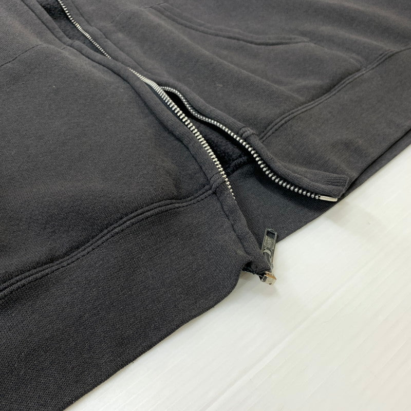 【中古品】【メンズ】 HARLEY DAVIDSON ハーレーダビッドソン 00's FLAME SLEEVE ZIP PARKA 2000年代 フレイム スリーブ ジップパーカー トップス フルジップパーカー 145-260419-ko-05-tei サイズ：XL カラー：ブラック系 万代Net店