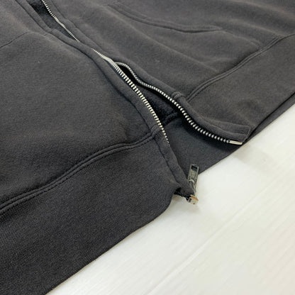 【中古品】【メンズ】 HARLEY DAVIDSON ハーレーダビッドソン 00's FLAME SLEEVE ZIP PARKA 2000年代 フレイム スリーブ ジップパーカー トップス フルジップパーカー 145-260419-ko-05-tei サイズ：XL カラー：ブラック系 万代Net店