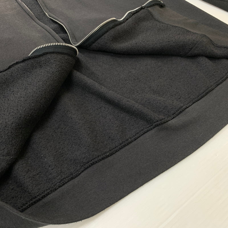 【中古品】【メンズ】 HARLEY DAVIDSON ハーレーダビッドソン 00's FLAME SLEEVE ZIP PARKA 2000年代 フレイム スリーブ ジップパーカー トップス フルジップパーカー 145-260419-ko-05-tei サイズ：XL カラー：ブラック系 万代Net店