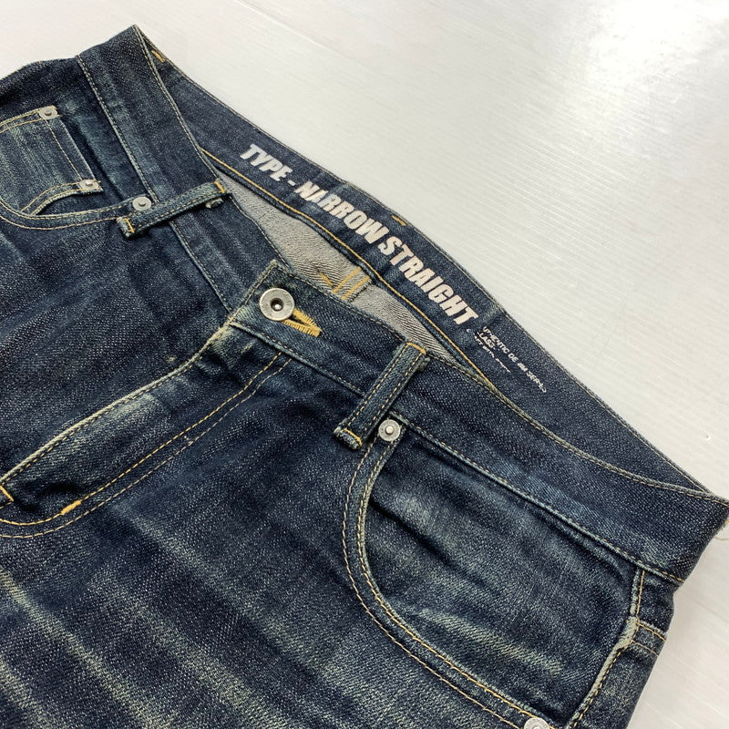 【中古品】【メンズ】 NEIGHBORHOOD ネイバーフッド RIGID NARROW 14OZ 09EX DENIM PANTS 092DCNH-PTM03 リジッド ナロウ デニム パンツ ボトムス ジーンズ 153-260419-ko-26-tei サイズ：M カラー：ブラック 万代Net店