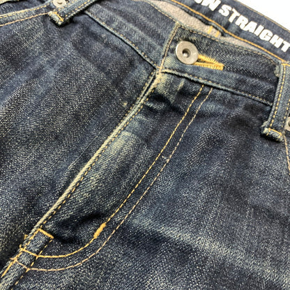 【中古品】【メンズ】 NEIGHBORHOOD ネイバーフッド RIGID NARROW 14OZ 09EX DENIM PANTS 092DCNH-PTM03 リジッド ナロウ デニム パンツ ボトムス ジーンズ 153-260419-ko-26-tei サイズ：M カラー：ブラック 万代Net店