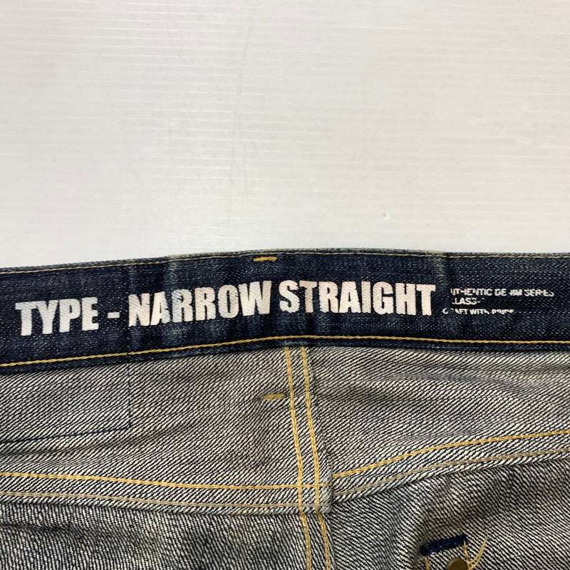 【中古品】【メンズ】 NEIGHBORHOOD ネイバーフッド RIGID NARROW 14OZ 09EX DENIM PANTS 092DCNH-PTM03 リジッド ナロウ デニム パンツ ボトムス ジーンズ 153-260419-ko-26-tei サイズ：M カラー：ブラック 万代Net店