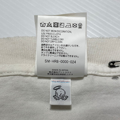 【中古美品】【メンズ】 SAINT Mxxxxxx セントマイケル LOVE_SS TEE SM-HR8-0000-024 ラブ ショートスリーブ Tシャツ 半袖 トップス 142-260408-yo-02-fuzh サイズ：XXL カラー：ホワイト 万代Net店