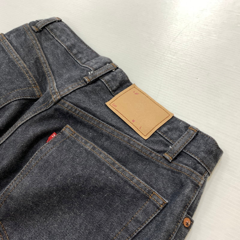 【中古品】【メンズ】 LE エルイー DENIM PANTS 20-030-053-0002-3-0 デニムパンツ ボトムス ジーンズ ボタンフライ 158-260419-ko-31-tei サイズ：30 カラー：ブラック系 万代Net店