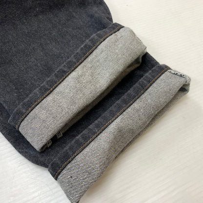 【中古品】【メンズ】 LE エルイー DENIM PANTS 20-030-053-0002-3-0 デニムパンツ ボトムス ジーンズ ボタンフライ 158-260419-ko-31-tei サイズ：30 カラー：ブラック系 万代Net店