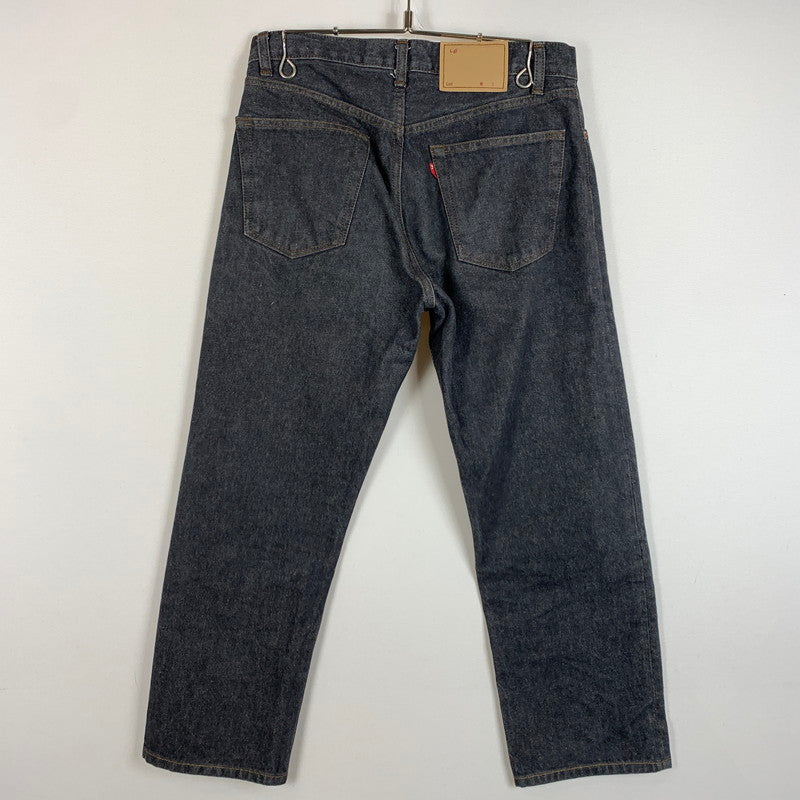 【中古品】【メンズ】 LE エルイー DENIM PANTS 20-030-053-0002-3-0 デニムパンツ ボトムス ジーンズ ボタンフライ 158-260419-ko-31-tei サイズ：30 カラー：ブラック系 万代Net店