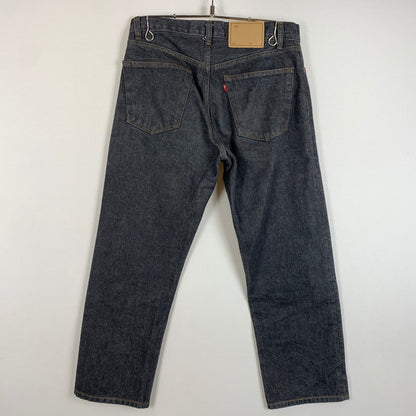 【中古品】【メンズ】 LE エルイー DENIM PANTS 20-030-053-0002-3-0 デニムパンツ ボトムス ジーンズ ボタンフライ 158-260419-ko-31-tei サイズ：30 カラー：ブラック系 万代Net店