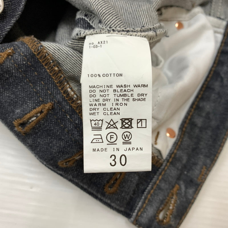 【中古品】【メンズ】 LE エルイー DENIM PANTS 20-030-053-0002-3-0 デニムパンツ ボトムス ジーンズ ボタンフライ 158-260419-ko-31-tei サイズ：30 カラー：ブラック系 万代Net店
