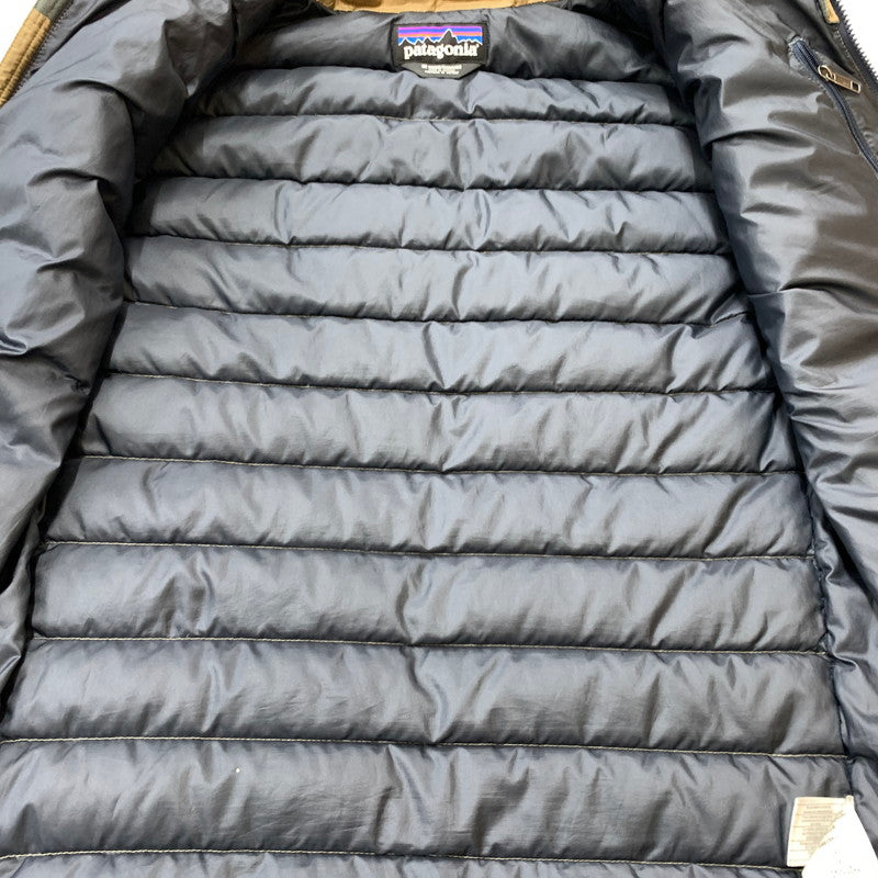 【現状渡し品】【メンズ】 patagonia パタゴニア DOWN SWEATER VEST STY84622FA17 ダウンセーター ベスト ライトアウター ダウンベスト 144-260419-ko-24-tei サイズ：M カラー：ブラウン 万代Net店