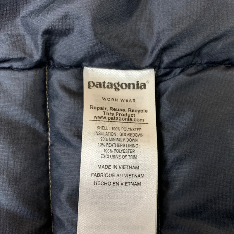 【現状渡し品】【メンズ】 patagonia パタゴニア DOWN SWEATER VEST STY84622FA17 ダウンセーター ベスト ライトアウター ダウンベスト 144-260419-ko-24-tei サイズ：M カラー：ブラウン 万代Net店