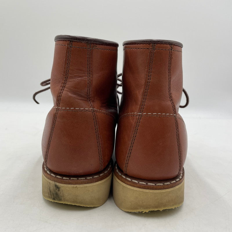 【中古品】【レディース】 RED WING レッドウィング 6-INCH CLASSIC MOC 3425 6インチ クラシックモック ブーツ 靴 シューズ 164-260415-yo-12-tei サイズ：24cm カラー：ブラウン 万代Net店