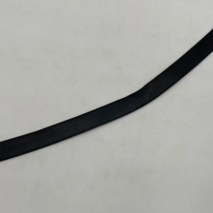 【中古品】【レディース】 SANINT LAURENT サンローラン WOMEN's CASSANDRE BELT 554465BOO0N1000 スクエアバックル モノグラム ナローベルト アクセサリー 183-260503-ko-15-tei サイズ：本体のみ カラー：ブラック 万代Net店
