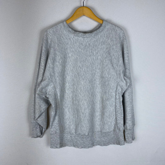 【現状渡し品】【メンズ】 Champion チャンピオン 80's REVERSEWEAVE WARMUP SWEAT VINTAGE 80年代 リバースウィーブ ウォームアップ スウェット トップス プルオーバー 目無し ヴィンテージ 145-260413-ks-11-tei サイズ：M　※完全目無し カラー：グレー 万代Net店