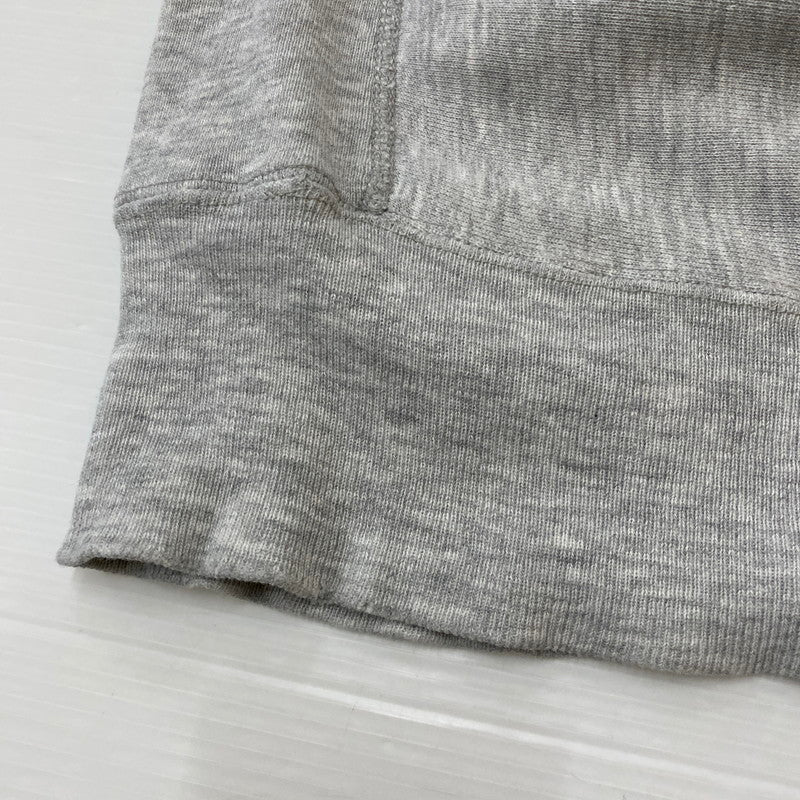 【現状渡し品】【メンズ】 80's REVERSEWEAVE WARMUP SWEAT VINTAGE 80年代 リバースウィーブ ウォームアップ スウェット トップス プルオーバー 目無し ヴィンテージ 145-260413-ks-11-fuzh サイズ：M　※完全目無し カラー：グレー 万代Net店