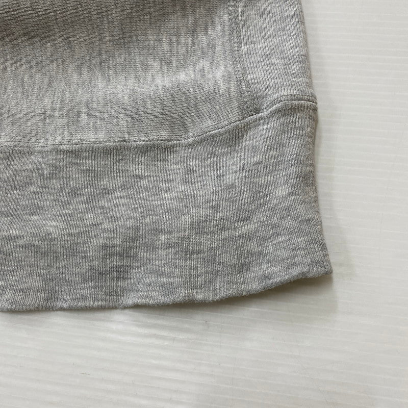 【現状渡し品】【メンズ】 80's REVERSEWEAVE WARMUP SWEAT VINTAGE 80年代 リバースウィーブ ウォームアップ スウェット トップス プルオーバー 目無し ヴィンテージ 145-260413-ks-11-fuzh サイズ：M　※完全目無し カラー：グレー 万代Net店