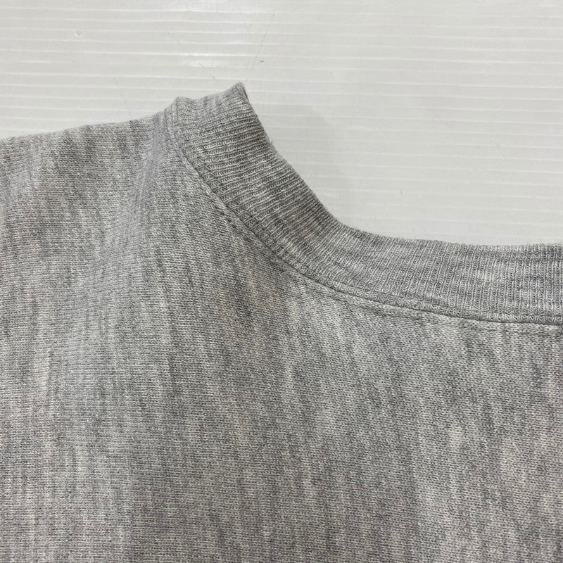 【現状渡し品】【メンズ】 80's REVERSEWEAVE WARMUP SWEAT VINTAGE 80年代 リバースウィーブ ウォームアップ スウェット トップス プルオーバー 目無し ヴィンテージ 145-260413-ks-11-fuzh サイズ：M　※完全目無し カラー：グレー 万代Net店