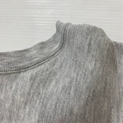 【現状渡し品】【メンズ】 80's REVERSEWEAVE WARMUP SWEAT VINTAGE 80年代 リバースウィーブ ウォームアップ スウェット トップス プルオーバー 目無し ヴィンテージ 145-260413-ks-11-fuzh サイズ：M　※完全目無し カラー：グレー 万代Net店