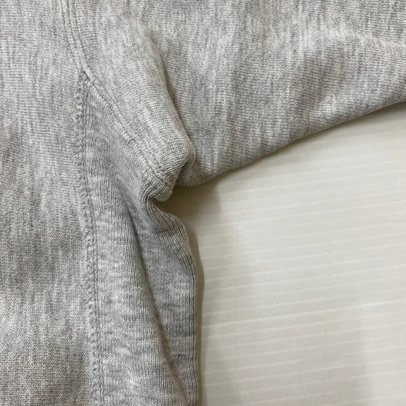 【現状渡し品】【メンズ】 80's REVERSEWEAVE WARMUP SWEAT VINTAGE 80年代 リバースウィーブ ウォームアップ スウェット トップス プルオーバー 目無し ヴィンテージ 145-260413-ks-11-fuzh サイズ：M　※完全目無し カラー：グレー 万代Net店